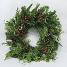 Load image into Gallery viewer, Decorated Winter Wreath