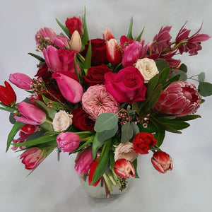 Valentine Vase Arrangement